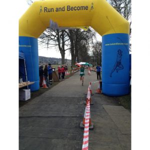 Dan Doherty winning the 100 km Photo John Kynaston