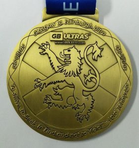 GB Ultras finishers medal