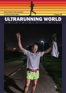 Ultrarunning World magazine cover