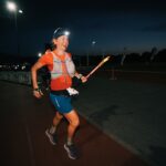 Lucy Gossage running in the South Downs Way 100