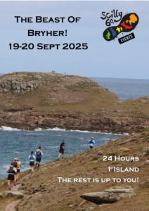 Poster promoting the Beast of Bryher trail running race